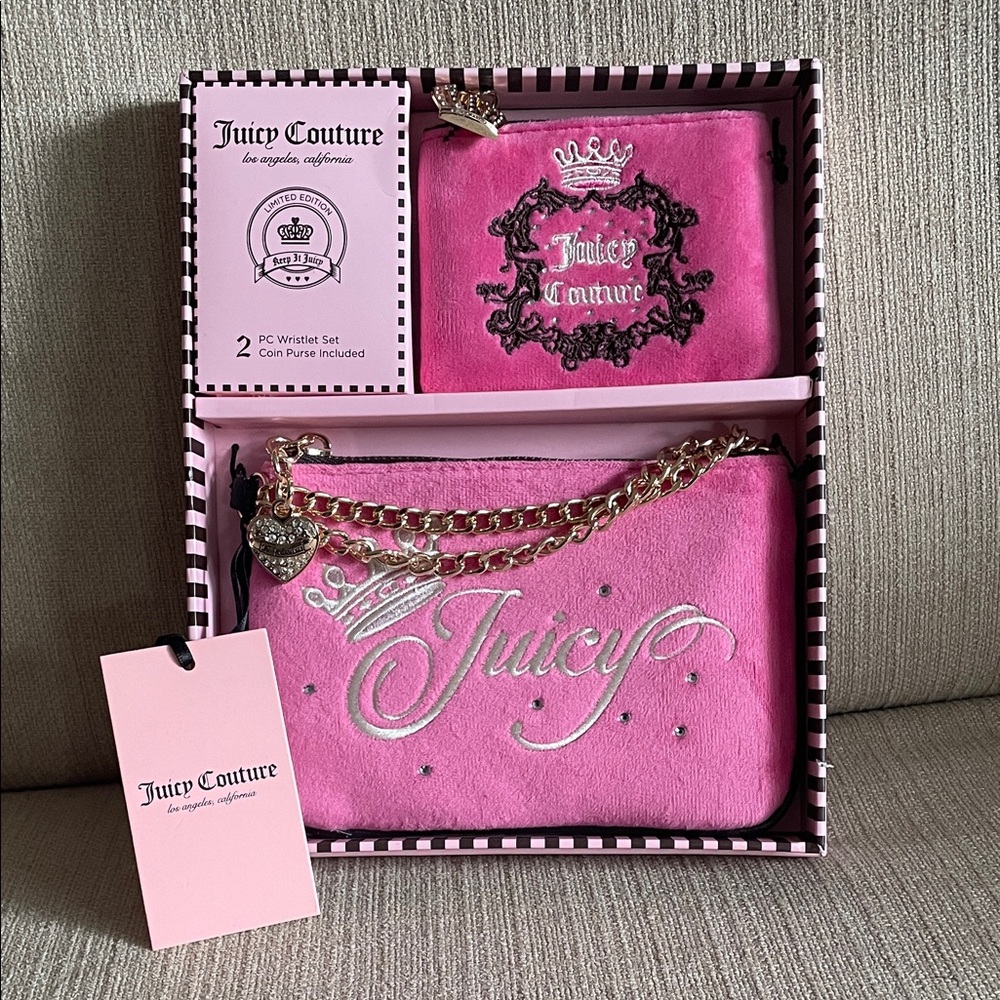 Juicy Couture Two-Piece Wristlet Set